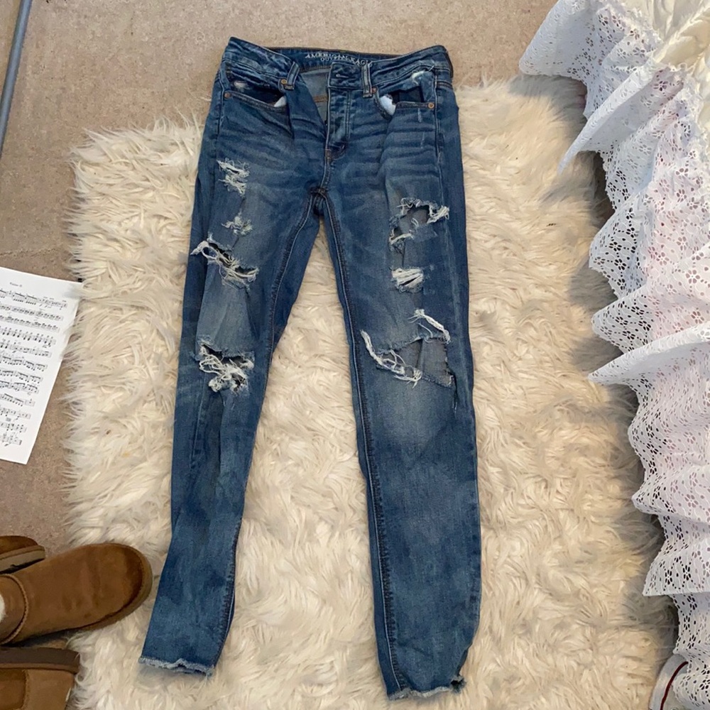 AE tomgirl baggy jeans